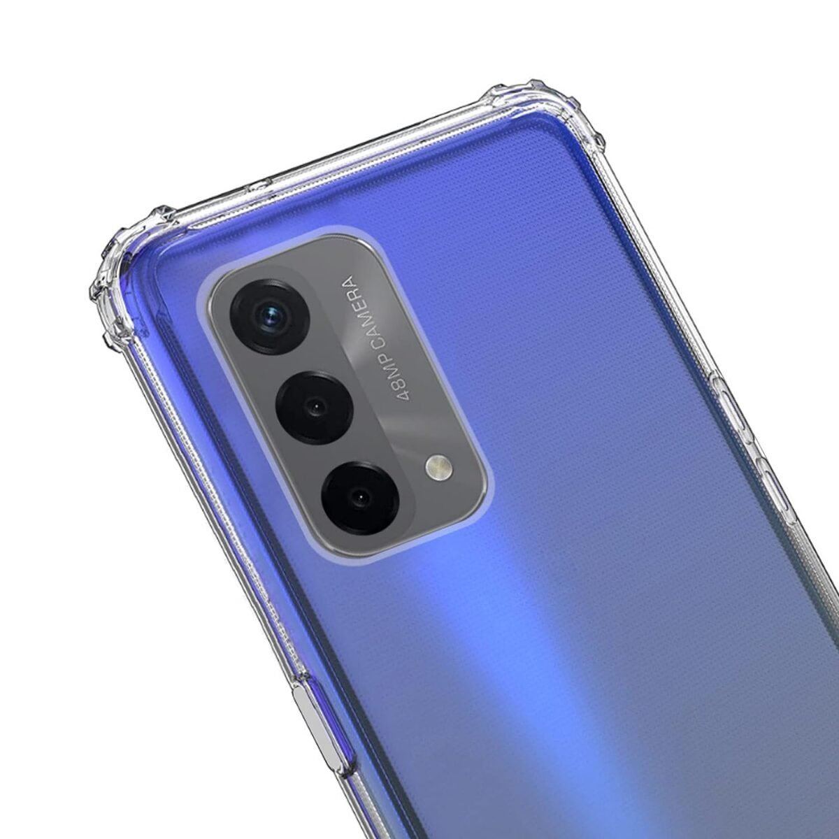 Mobile Back Cover Silicone (Oppo-A74(5G)-TPU-Clear) for Oppo A74 (5G) | (Transparent)