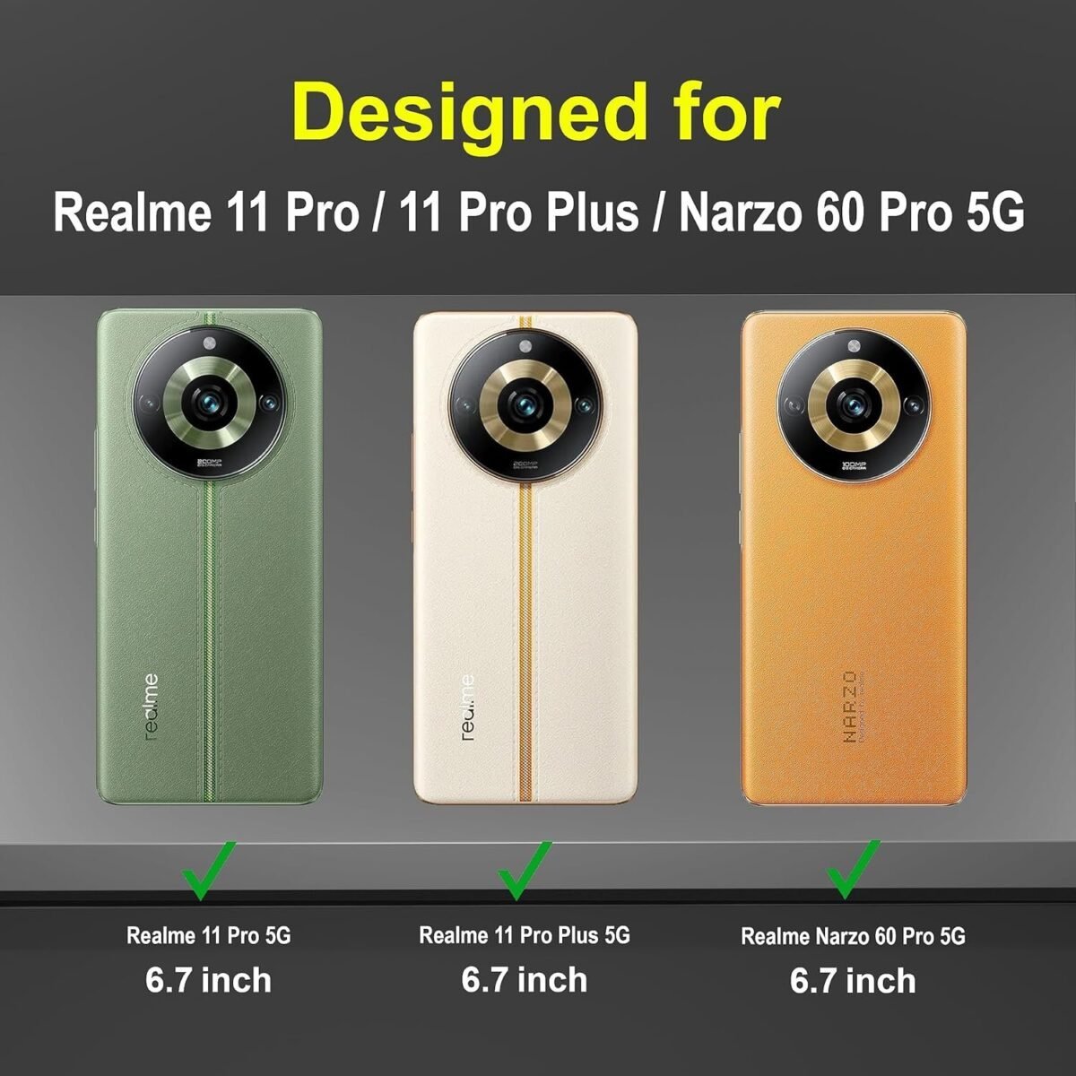 Back Case Cover for Realme 11 Pro Plus 5G (Silicone, Thermoplastic Polyurethane_Black)