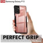 Eagle Back Case Cover for Samsung Galaxy F13 4G (Polycarbonate, Thermoplastic Polyurethane_Matte Black) Eagle