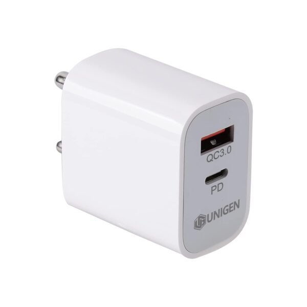 DURACELL 36 Watts Fast Wall Charger Adapter, Type C Power Delivery & QC 3.0 USB Charger Fast Charging Compatible with iPhone,