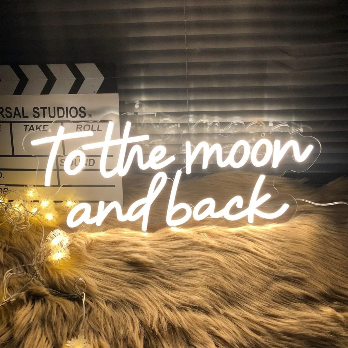 OMI To The Moon And Back Neon Light Signs for Wedding Decor Home Bedroom Decor Wall Art Neon sign Christmas Club Bar Home (Copy)