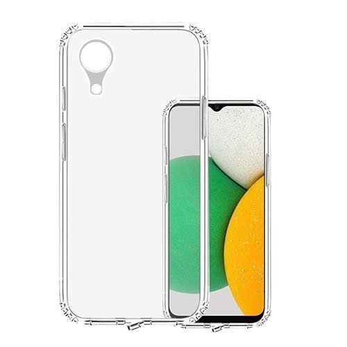 Transparent Back Case Cover for Samsung Galaxy A03 Core (Transparent)
