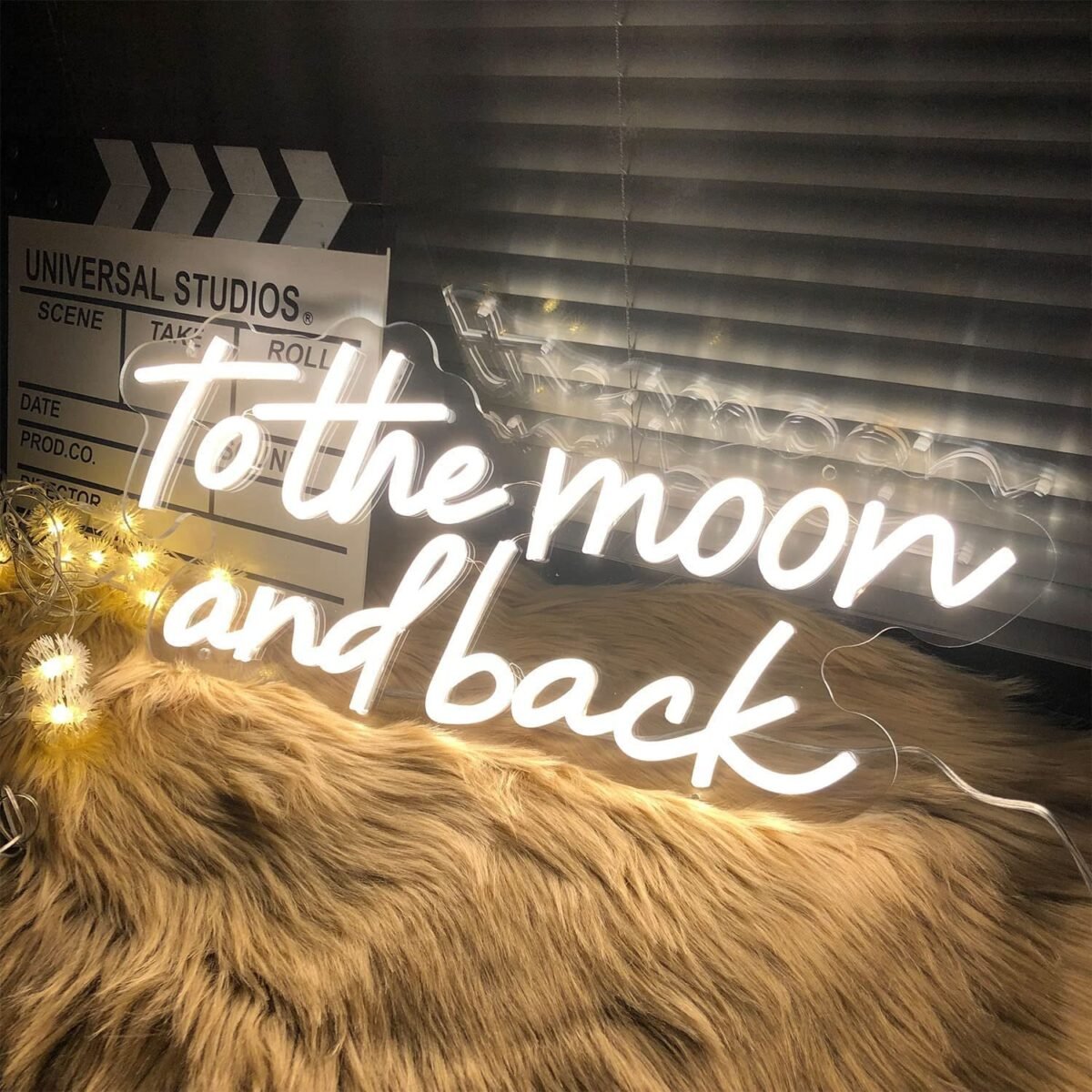 OMI To The Moon And Back Neon Light Signs for Wedding Decor Home Bedroom Decor Wall Art Neon sign Christmas Club Bar Home (Copy)