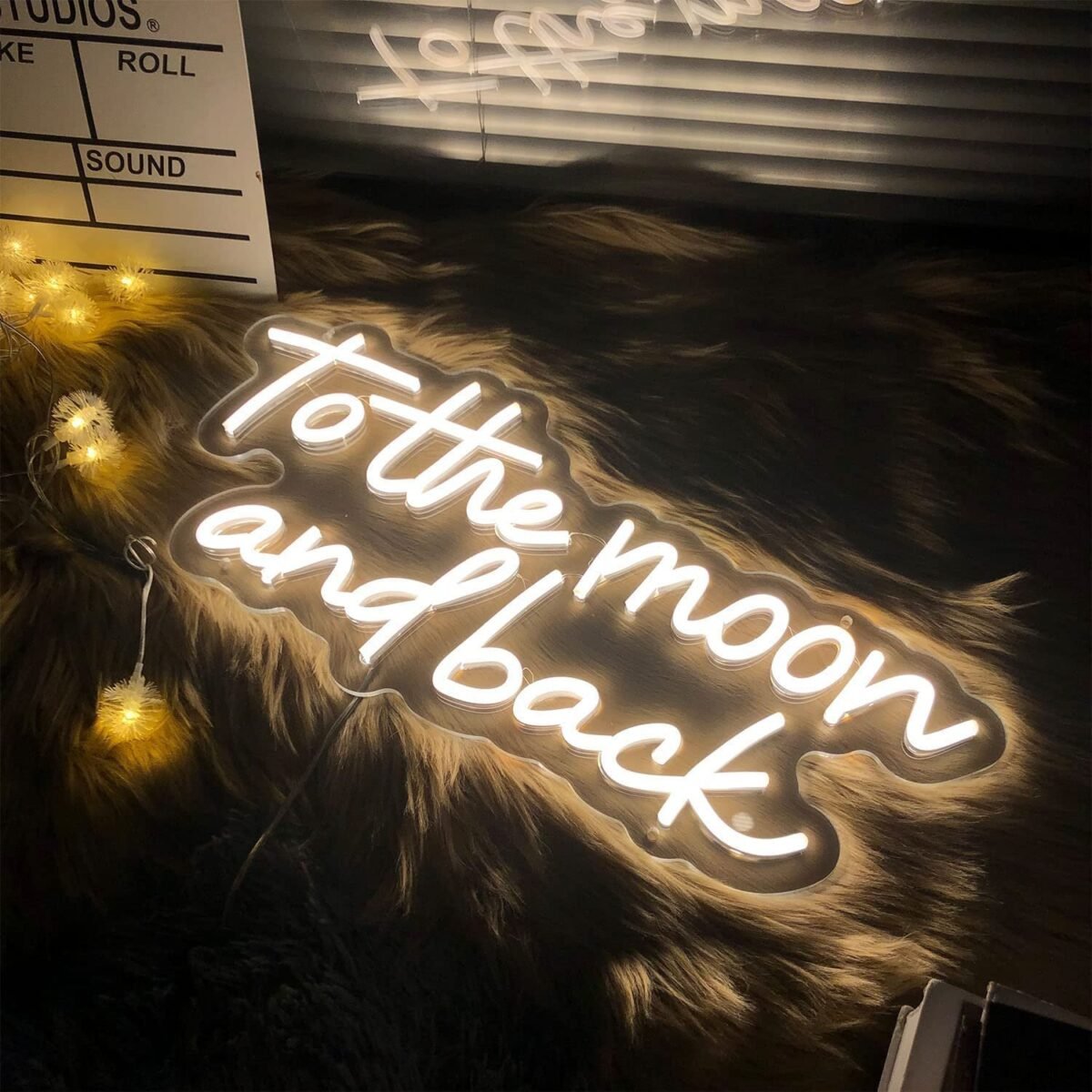OMI To The Moon And Back Neon Light Signs for Wedding Decor Home Bedroom Decor Wall Art Neon sign Christmas Club Bar Home (Copy)