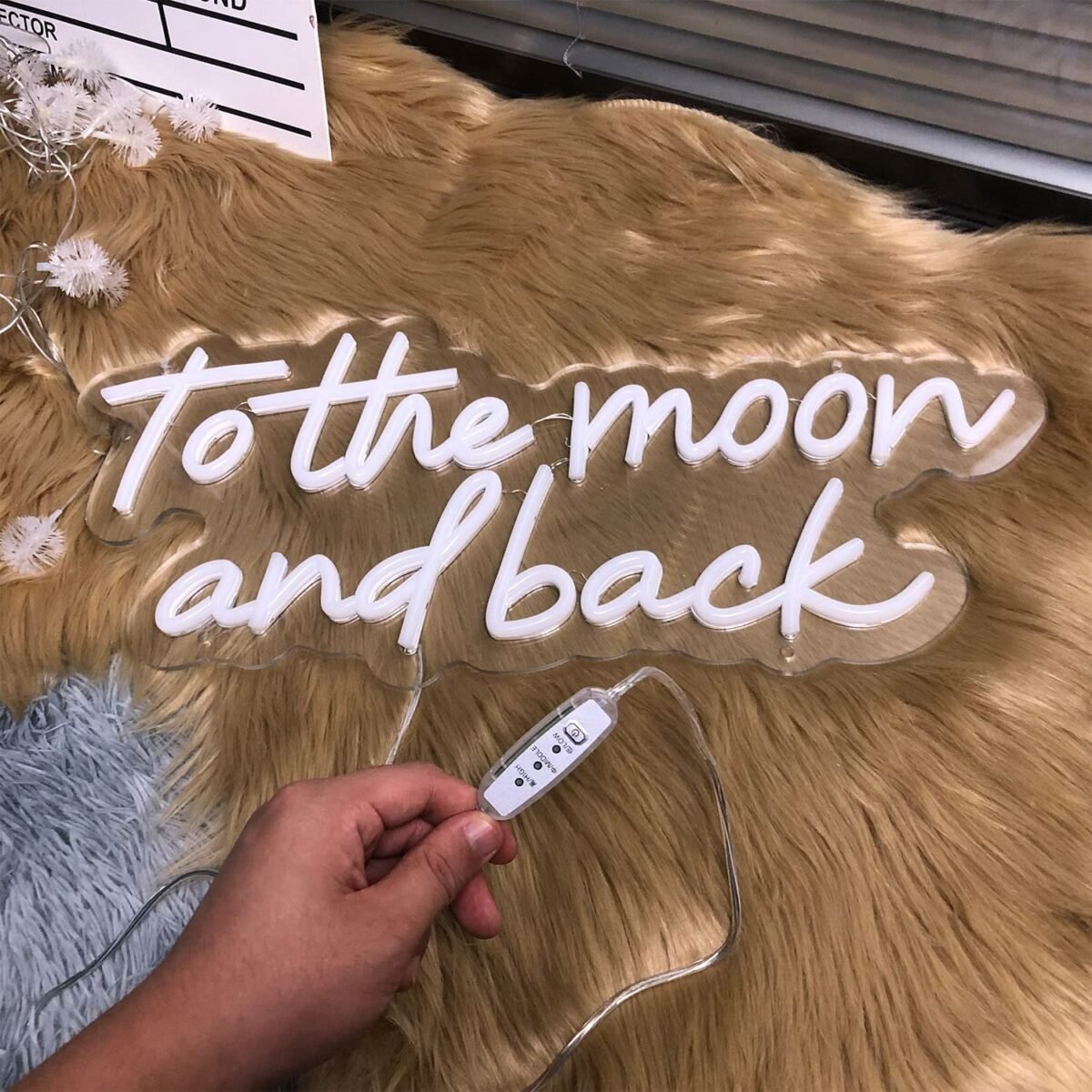 OMI To The Moon And Back Neon Light Signs for Wedding Decor Home Bedroom Decor Wall Art Neon sign Christmas Club Bar Home (Copy)