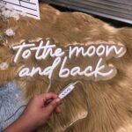 OMI To The Moon And Back Neon Light Signs for Wedding Decor Home Bedroom Decor Wall Art Neon sign Christmas Club Bar Home (Copy)