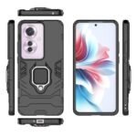 Oppo F25 Pro 5G Back Cover | Dual Layer Armor Defender Full Body Protective + PC Hybrid Kickstand Back Case for