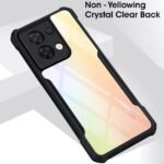 Back Cover Eagle Case Hard PC Back Transparent Shock Proof Rubberized Case for (Oppo Reno 8 Pro)