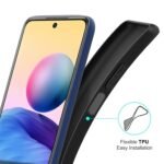 Soft Silicon Back Cover for Oppo F23 5G | Matte Finsih | Camera Protection Back Case for Oppo F23 5G (Black)