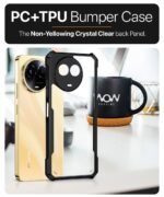 Realme 11X 5G Back Cover Transparent Silicon Bumper Case Cover [Protective + Anti Shock Proof CASE], Realme 11X 5G
