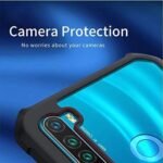 Eagle Polycarbonate Back Cover For Realme 5 Pro Back Cover Case-Black Transparent (Eagle)