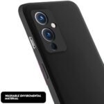 Back Cover For OnePlus 9 ( Silicone|Black )