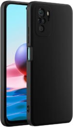Back Cover For Redmi Note 10/ 10S (Silicone Black )