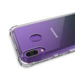 Samsung A30 Plain Flexible Side Bumper Cushion Transparent Back