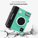 AirPods Pro Soft Silicone Protective Case 3D Design Shockproof Case Cover with Anti-Lost Metal Keyring Compatible for