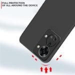 Silicone Back Cover for OnePlus Nord 2T 5G Back Cover Camera Protection Soft Protective Back Cover Designed for OnePlus