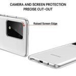 Shockproof Hard Unbreakable Glass TPU Crystal Clear Back Cover Case for Samsung Galaxy S20 Plus/Samsung Galaxy S20+