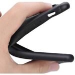 Silicon Shockproof Slim Back Cover Case For Vivo V15, Vivo 1819, Black