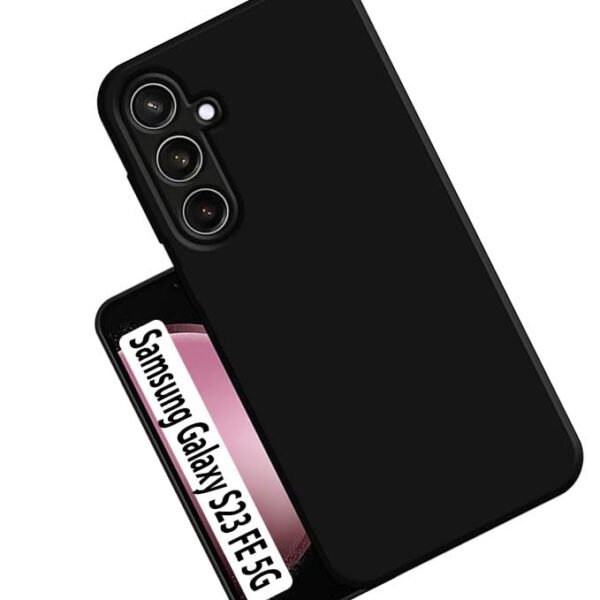 Back Cover for Samsung Galaxy S23 FE 5G Back Cover Case - Black Silicon