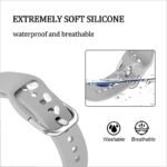 JBJ 19mm Watch Strap with Stainless Steel Buckle Compatible with Noise Colorfit Pro 2, Storm Smart Watch Soft Silicone JBJ 19mm Watch Strap with Stainless Steel Buckle Compatible with Noise Colorfit Pro 2, Storm Smart Watch Soft Silicone