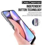 Samsung Galaxy A31 Transparent Case,Dotted Finish Ultra Thin Silicone (Transparent)