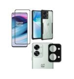Combo pack for Back Case for OnePlus Nord 2T 5G | Eagle |  Camera Lens Protector & Tempered Screen Glass.