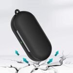 Back Full Protection Silicon Case Cover for One Plus Buds Z2 - (Black) (Airpods Not Included)