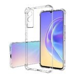 Silicon Shockproof Slim Back Cover Case for Vivo V21e 5G (Transparent)
