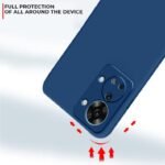 Silicone Back Cover for OnePlus Nord 2T 5G Back Cover Camera Protection Soft Protective Back Cover Designed for OnePlus