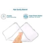 Silicone Transparent Back Cover for Samsung Galaxy F42 5G, (Transparent)