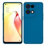Back Cover for Oppo Reno 8 PRO (5G), Slim (Silicone Blue)