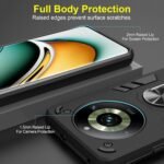Back Case Cover for Realme 11 Pro Plus 5G (Silicone, Thermoplastic Polyurethane_Black) D5