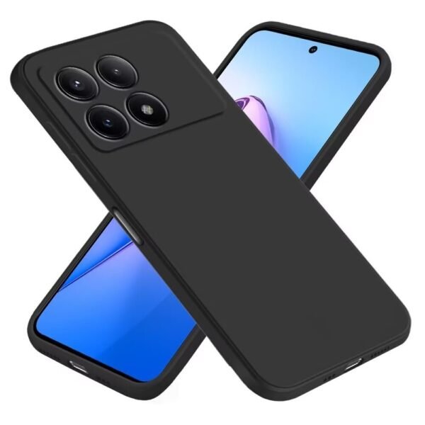 Back Cover Case for Poco X6 Pro 5G | Slim Fit Protective Design (Black)