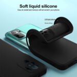 Back Cover For Redmi Note 10/ 10S (Silicone Black )