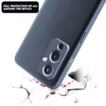 Back Cover For OnePlus 9 ( Silicone|Black )