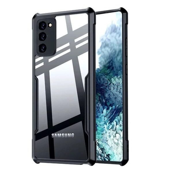 Samsung Galaxy C55 5G Back Cover | Transparent Crystal Clear Hard PC Back Case with TPU Bumper, Drop Protection | Transparent Back