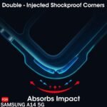 Back Cover Case for Samsung Galaxy A14 5G | 360 Degree Protection Transparent