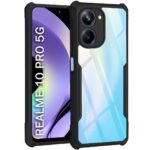 Back Cover Case for Realme 10 PRO 5G | 360 Degree Protection | Protective Design | Transparent Back (Eagle)