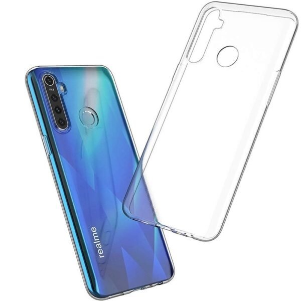 Back Case Cover for Realme 6i | Anti Slip - Anti Grip Design (Transparent)