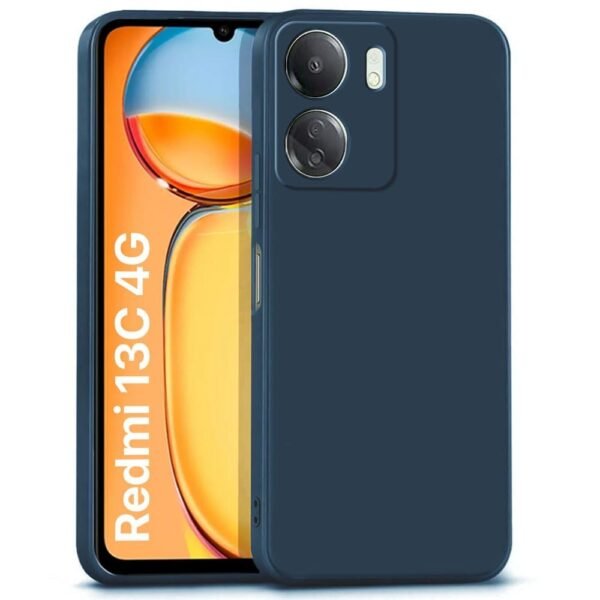 Xia Redmi 13C 4G | Poco C65 Slim Ultra Soft Rubberised Back (Blue)
