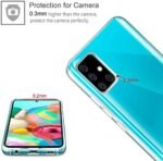 Samsung Galaxy A71 - Transparent,Silicone | Shockproof Crystal Clear TPU Soft Flexible Back Cover