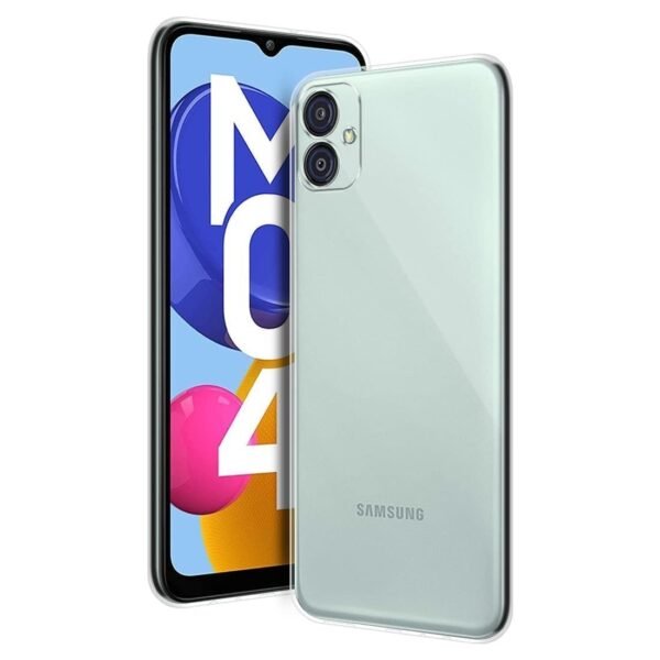Samsung Galaxy M04 (2022) Premium Transparent Soft Silicon Back Cover [Transparent]