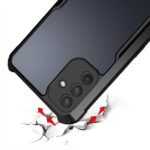 Samsung Galaxy C55 5G Back Cover | Transparent Crystal Clear Hard PC Back Case with TPU Bumper, Drop Protection | Transparent Back