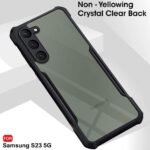 Shockproof Crystal Clear Back Cover Case for Samsung Galaxy S23 5G | 360 Degree Protection -Eagle