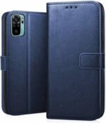Flip Cover for Mi Redmi Note 10 Pro/Pro Max |Inside Pockets & Inbuilt Stand | Wallet Style Back Case | Magnet Closure