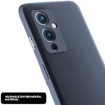 Back Cover For OnePlus 9 ( Silicone|Black )