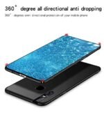 Silicon Shockproof Slim Back Cover Case For Vivo V15, Vivo 1819, Black