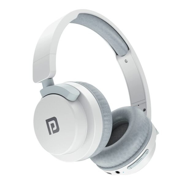 Portronics Muffs M2 Bluetooth Headphones Over ear with Upto 40 Hrs Playtime, 40mm Dynamic Drivers, AUX 3.5mm, Powerful Bass,