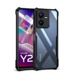 Combo pack for Back Cover Case for VIVO Y22 Eagle case| Camera Lens Protector & Tempered Screen Glass.