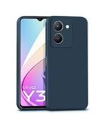 3-in-1 combo Pack Vivo Y36 4G (Blue) Back Case with Velvet Lining & Camera Protection + Tempered Glass + Lens Guard |
